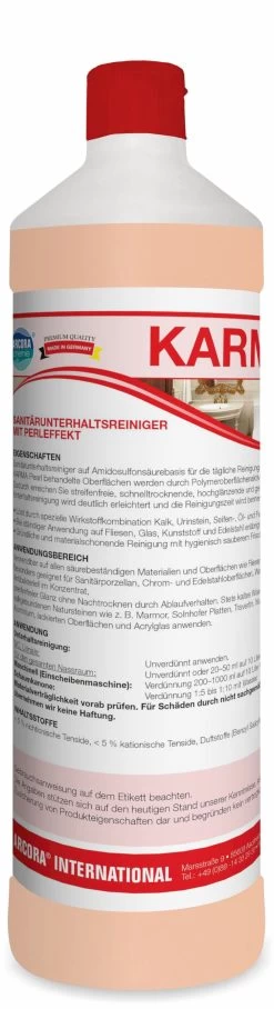 ARCORA Sanitärunterhaltsreiniger Mit Perleffekt KARMA PEARL, 10L -Reinigungsmittel Laden 0297cfc1 ec50 44fb 908a f465e93bb1e3 4