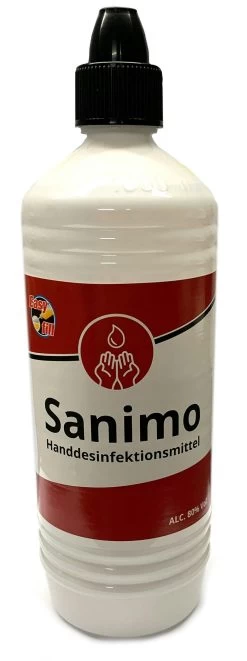 10x 1000ml Sanimo Handdesinfektionsmittel - Anwendungsfertig - Nach Rezept Der WHO Desinfektionsmittel Hände Nachfüllflasche -Reinigungsmittel Laden 04ef4489 cbe7 494a 9358 70043b470edf 4