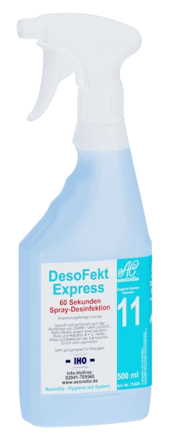 DesoFekt Express Spray-Desinfektion 500ml Sprayer