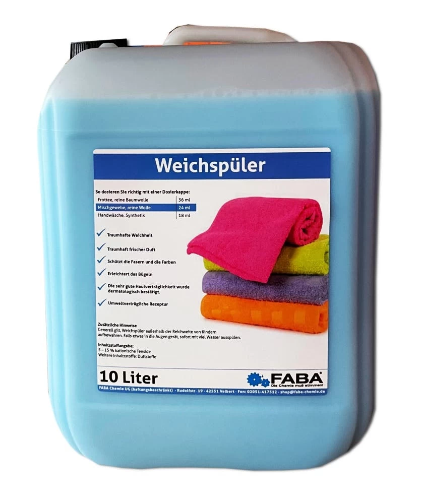 WEICHSPÜLER Konzentrat Blau 2 X 10 Liter Im Kanister 5 WEICHSPÜLER Konzentrat Blau 2 X 10 Liter Im Kanister – Bild 3