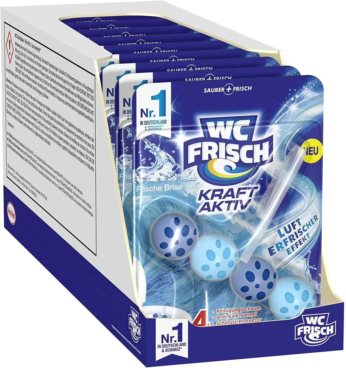 WC-Frisch Kraft Aktiv Duftspüler Frische Brise 10x50g WC-Reiniger Reinigung 3 WC-Frisch Kraft Aktiv Duftspüler Frische Brise 10x50g WC-Reiniger Reinigung