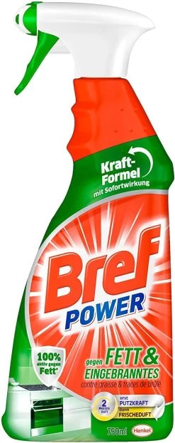 Bref Power Fett Eingebranntes Fettlöser Küchen Reiniger 8x750 Ml Sprühflasche -Reinigungsmittel Laden 166163ae f4ed 40eb ae84 29135b12a178