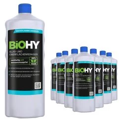 BiOHY Glas- Und Oberflächenreiniger (3x1l Flasche) | Konzentrat | Universalreiniger | Intensiv & Nachhaltig Reinigender Automatenreiniger -Reinigungsmittel Laden 1f30bab9 a66d 4f15 af3c 910d5713193d