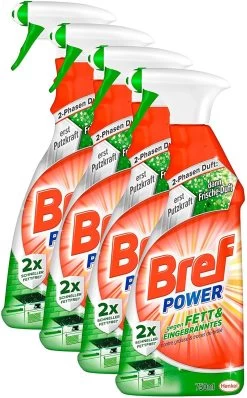 Bref Power Fett Eingebranntes Fettlöser Küchen Reiniger 4x750 Ml Sprühflasche 12 Bref Power Fett Eingebranntes Fettlöser Küchen Reiniger 4x750 Ml Sprühflasche -Reinigungsmittel Laden 258ddd64 f487 4181 aa46 375a9c0e2382 3