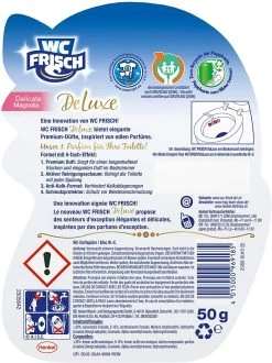 WC FRISCH DeLuxe Delicate Magnolia 50g WC Reiniger WC Duftspüler Reinigung 14 WC FRISCH DeLuxe Delicate Magnolia 50g WC Reiniger WC Duftspüler Reinigung -Reinigungsmittel Laden 2d6d18bb 5185 4601 957a 3b1eb5ad8d47