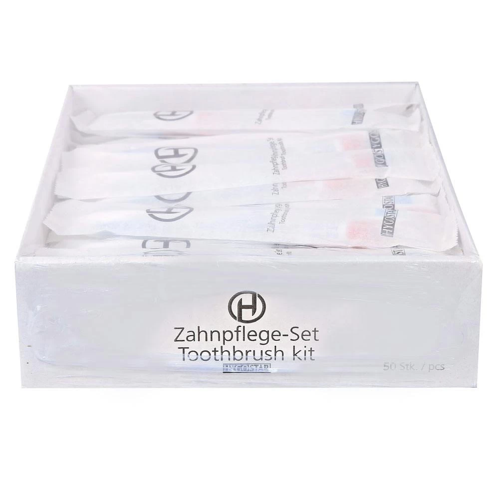 500x Zahnpflege-Set Weiss 14,5 Cm Lang Zahnbürste Zahncreme Einwegzahnbürste 3 500x Zahnpflege-Set Weiss 14,5 Cm Lang Zahnbürste Zahncreme Einwegzahnbürste