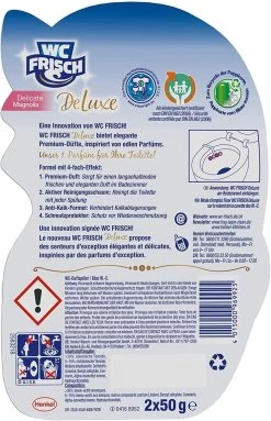 WC FRISCH DeLuxe 3er Pack Delicate Magnolia WC-Reiniger 1x3 Stück WC-Duftspüler 14 WC FRISCH DeLuxe 3er Pack Delicate Magnolia WC-Reiniger 1x3 Stück WC-Duftspüler -Reinigungsmittel Laden 30c45a2a 1d43 4454 ba2b 51c1240e7e8a