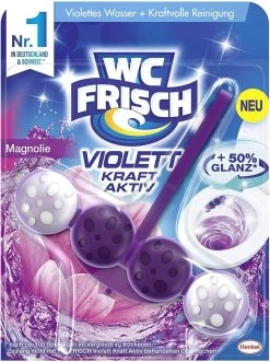 WC FRISCH Kraft Aktiv Violettspüler Magnolie 3x50g WC Reiniger Reinigung -Reinigungsmittel Laden 3a2ae0d9 f59a 4fa6 b108 25f20c12d866