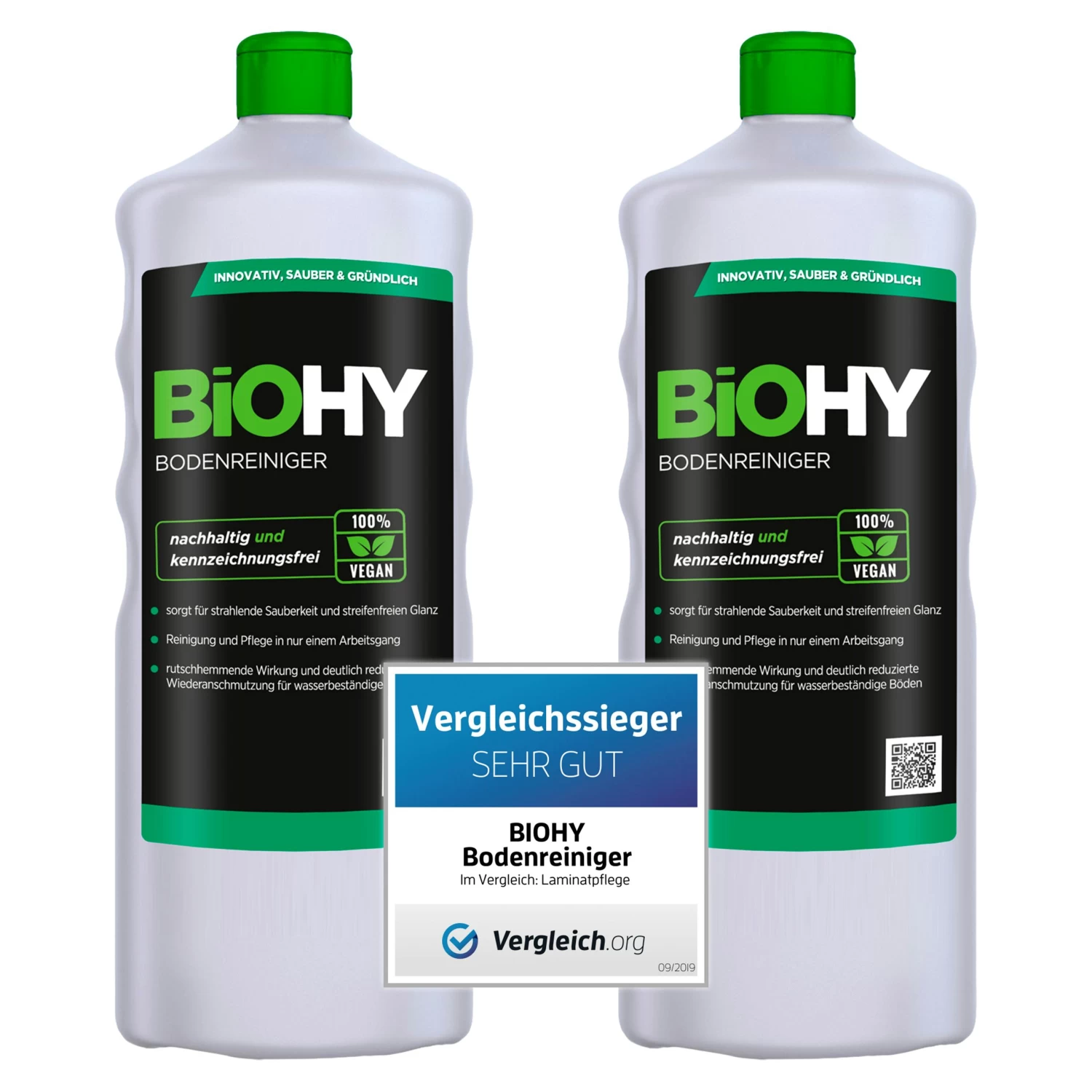 BiOHY Bodenreiniger (3x1l Flasche) | Konzentrat Für Alle Reinigungsgeräte Und Alle Hartböden | Angenehmer Geruch Und Streifenfreie Reinigung 7 BiOHY Bodenreiniger (3x1l Flasche) | Konzentrat Für Alle Reinigungsgeräte Und Alle Hartböden | Angenehmer Geruch Und Streifenfreie Reinigung – Bild 5