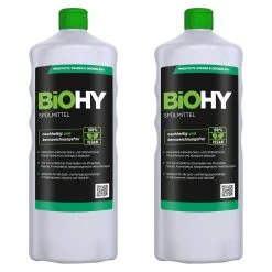 BiOHY Spülmittel (9x1l Flasche) | Frei Von Schädlichen Chemikalien & Biologisch Abbaubar | Glanz- & Fettlöseformel -Reinigungsmittel Laden 3b4b4d80 cc50 47f5 b24a e9f17477b506