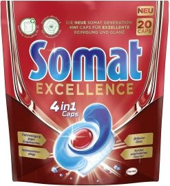 Somat Excellence 4in1 Caps 4x20 Caps Spülmaschinen Reinigung Geschirrspülmittel -Reinigungsmittel Laden 3bfe2f99 6622 4263 9e7e 84eeabb8b6f7