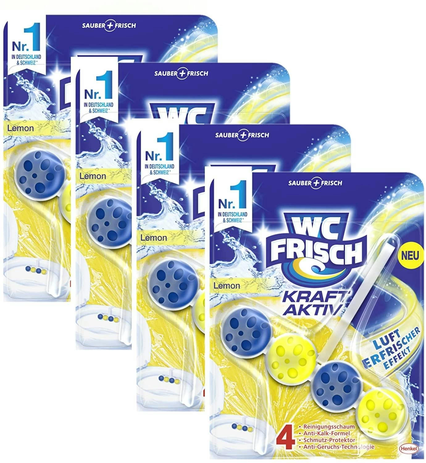 WC Frisch Kraft Aktiv 4er Pack Duftspüler Urlaubsträume Hawaii 4x1Stück Reiniger 7 WC Frisch Kraft Aktiv 4er Pack Duftspüler Urlaubsträume Hawaii 4x1Stück Reiniger – Bild 5