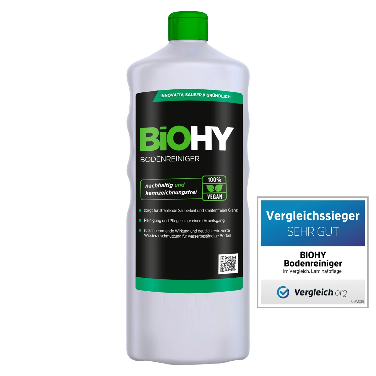 BiOHY Bodenreiniger Für Wischroboter (1l Flasche) | Konzentrat Für Alle Wisch & Saugroboter Mit Nass-Funktion | Nachhaltig & ökologisch 4 BiOHY Bodenreiniger Für Wischroboter (1l Flasche) | Konzentrat Für Alle Wisch & Saugroboter Mit Nass-Funktion | Nachhaltig & ökologisch – Bild 2