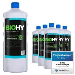 BiOHY Intensivreiniger Universal (9x1l Flasche) | Hochleistungs-INDUSTRIEREINIGER | Grundreiniger Ideal Für Hochdruckreiniger, Schaumarm -Reinigungsmittel Laden 50d1f2bd 990a 4504 b2ba c475f688e303 6