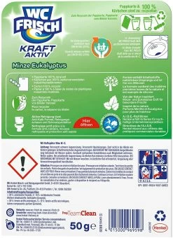 WC Frisch Kraft-Aktiv Pro Nature Minze WC-Reiniger 1 Stück Badreiniger -Reinigungsmittel Laden 516fe3d1 acc9 4a7c 848e 8593da1186d3