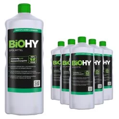 BiOHY Spülmittel (2x1l Flasche) | Frei Von Schädlichen Chemikalien & Biologisch Abbaubar | Glanz- & Fettlöseformel -Reinigungsmittel Laden 51e5b1eb a538 4fb4 899d 5b6af880bb28 5