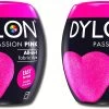 Dylon Leidenschaft Rosa Maschinenfarbstoff Aushülsen 2x350g Färben Farben -Reinigungsmittel Laden 57ef2036 e6c7 436d 9001 01866ab2ac64