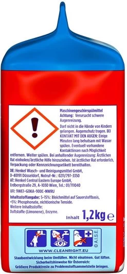 Somat Classic Pulver Geschirrspülmittel 1200 G Für 60 Reinigungen Reiniger -Reinigungsmittel Laden 623ef361 12ef 4c87 a0bc 982972403378