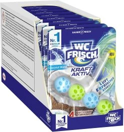 WC-Frisch Kraft Aktiv Duftspüler Coconut Water 5x50g WC Reiniger Reinigung -Reinigungsmittel Laden 6d93e45e 609e 4d6c bae0 67678ca3d74c 4