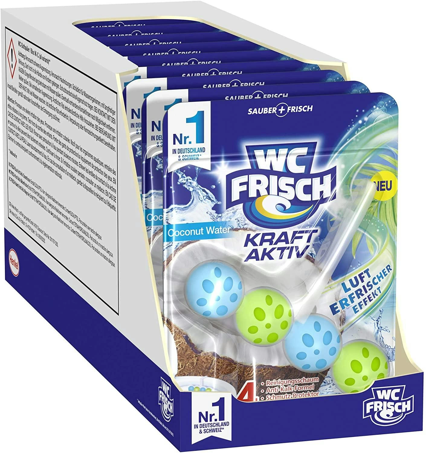 WC-Frisch Kraft Aktiv Duftspüler Frische Brise 10x50g WC-Reiniger Reinigung 5 WC-Frisch Kraft Aktiv Duftspüler Frische Brise 10x50g WC-Reiniger Reinigung – Bild 3