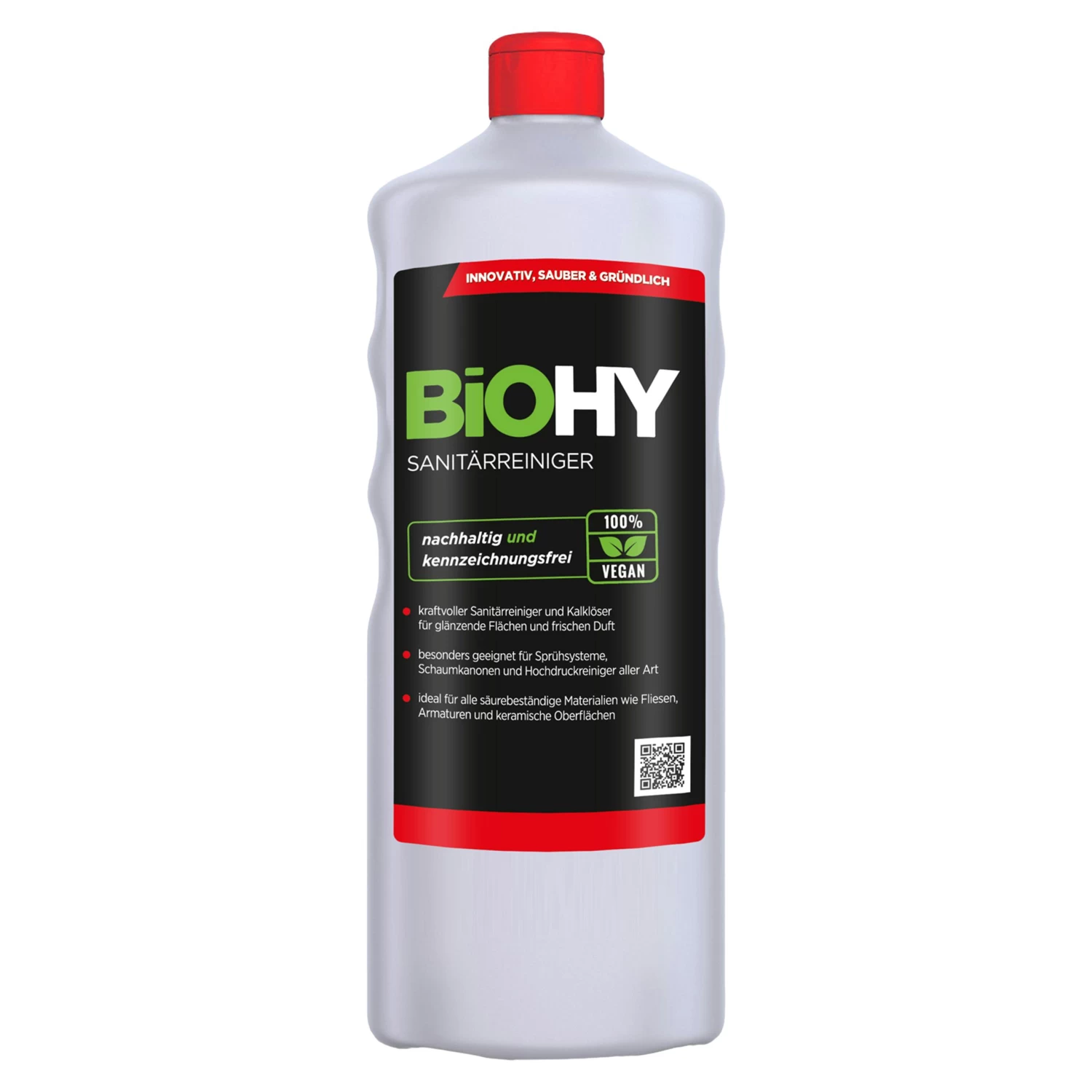 BiOHY Sanitärreiniger (6x1l Flasche) | Kalkzersetzendes Konzentrat Für Den Sanitärbereich | Badreiniger Mit Angenehme & Frischen Duft | EXTRA STARK 4 BiOHY Sanitärreiniger (6x1l Flasche) | Kalkzersetzendes Konzentrat Für Den Sanitärbereich | Badreiniger Mit Angenehme & Frischen Duft | EXTRA STARK – Bild 2