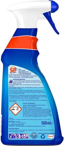 Sil 1 Für Alles Fleckenspray Fleckentferner Reiniger 500 Ml Reinigungsmittel -Reinigungsmittel Laden 77c508ae 917e 49f6 bfe6 99c8732630eb 1
