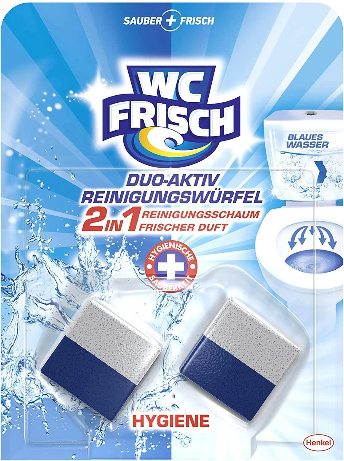 WC FRISCH Duo-Aktiv Reinigungswürfel Für Wasserkästen 5x 2 Stück Bad Reinigung 6 WC FRISCH Duo-Aktiv Reinigungswürfel Für Wasserkästen 5x 2 Stück Bad Reinigung – Bild 4
