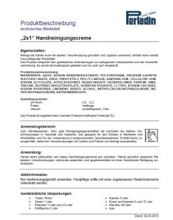 Perladin 2x1 HandreinigungsCreme 1L Handreinigung Mit Dosierpumpe Handseife 1 Liter Werkstatt Handwerk 15 Perladin 2x1 HandreinigungsCreme 1L Handreinigung Mit Dosierpumpe Handseife 1 Liter Werkstatt Handwerk -Reinigungsmittel Laden 87386b2a a063 45ce a7fe 8478b9615346