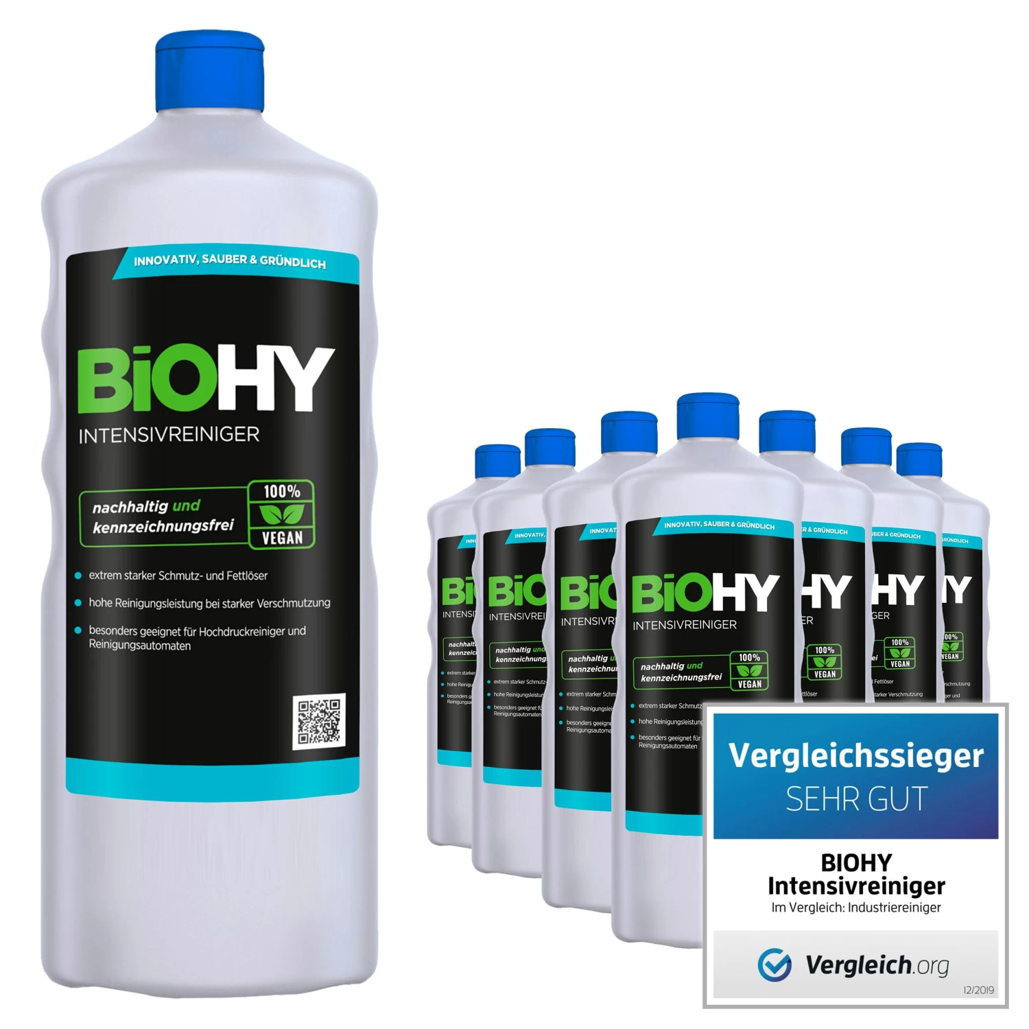 BiOHY Intensivreiniger Universal (480x1l Flasche) | Hochleistungs-INDUSTRIEREINIGER | Grundreiniger Ideal Für Hochdruckreiniger, Schaumarm 4 BiOHY Intensivreiniger Universal (480x1l Flasche) | Hochleistungs-INDUSTRIEREINIGER | Grundreiniger Ideal Für Hochdruckreiniger, Schaumarm – Bild 2