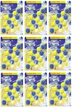 WC-Frisch Kraft Aktiv Duftspüler Lemon 9x150g WC-Reiniger Toilettenreiniger
