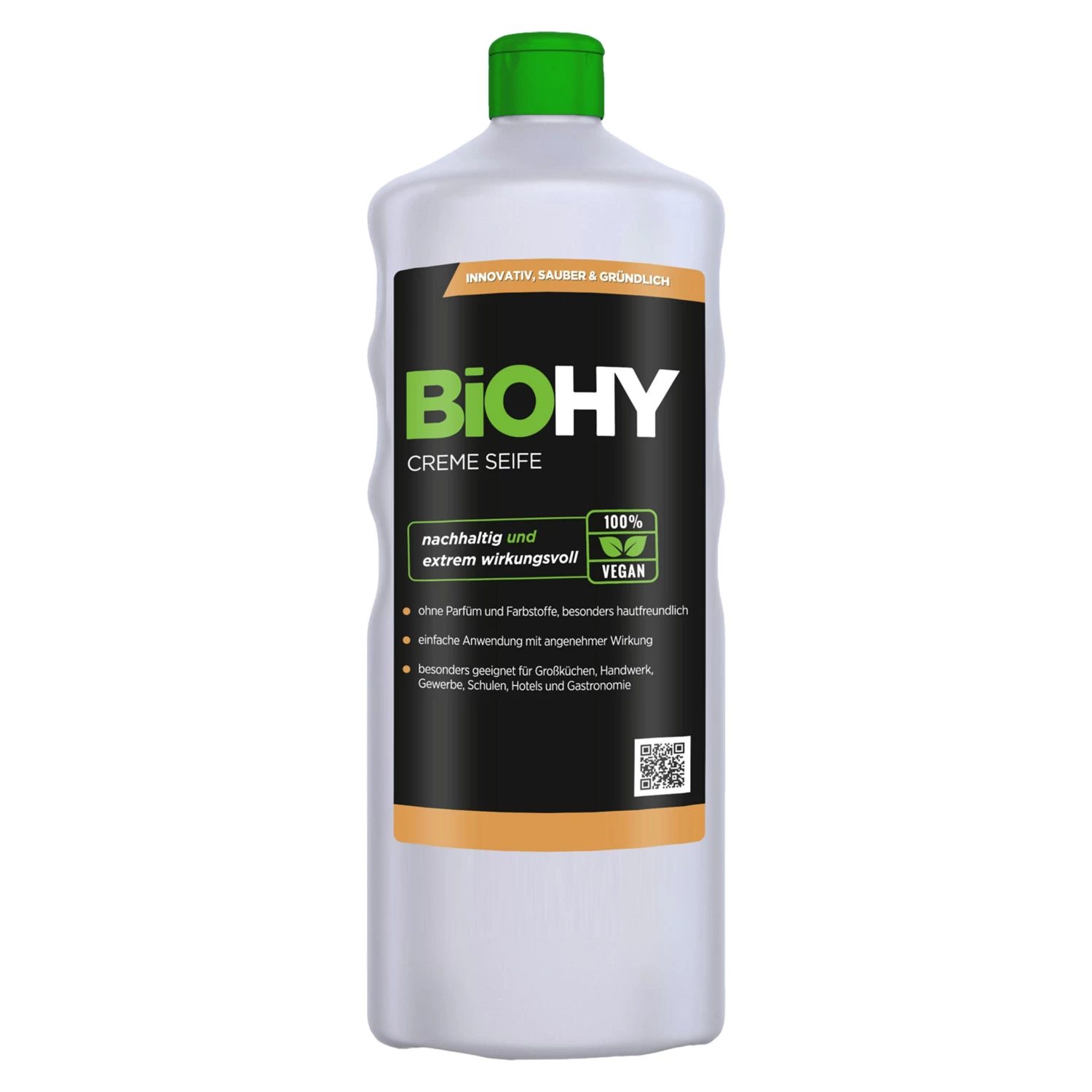 BiOHY Creme Seife (2x1l Flasche) | Hautschonende, Rückfettende Und Geruchsneutrale Handseife PHOSPHATFREI | Ohne Parfüm Und Farbstoffe 6 BiOHY Creme Seife (2x1l Flasche) | Hautschonende, Rückfettende Und Geruchsneutrale Handseife PHOSPHATFREI | Ohne Parfüm Und Farbstoffe – Bild 4