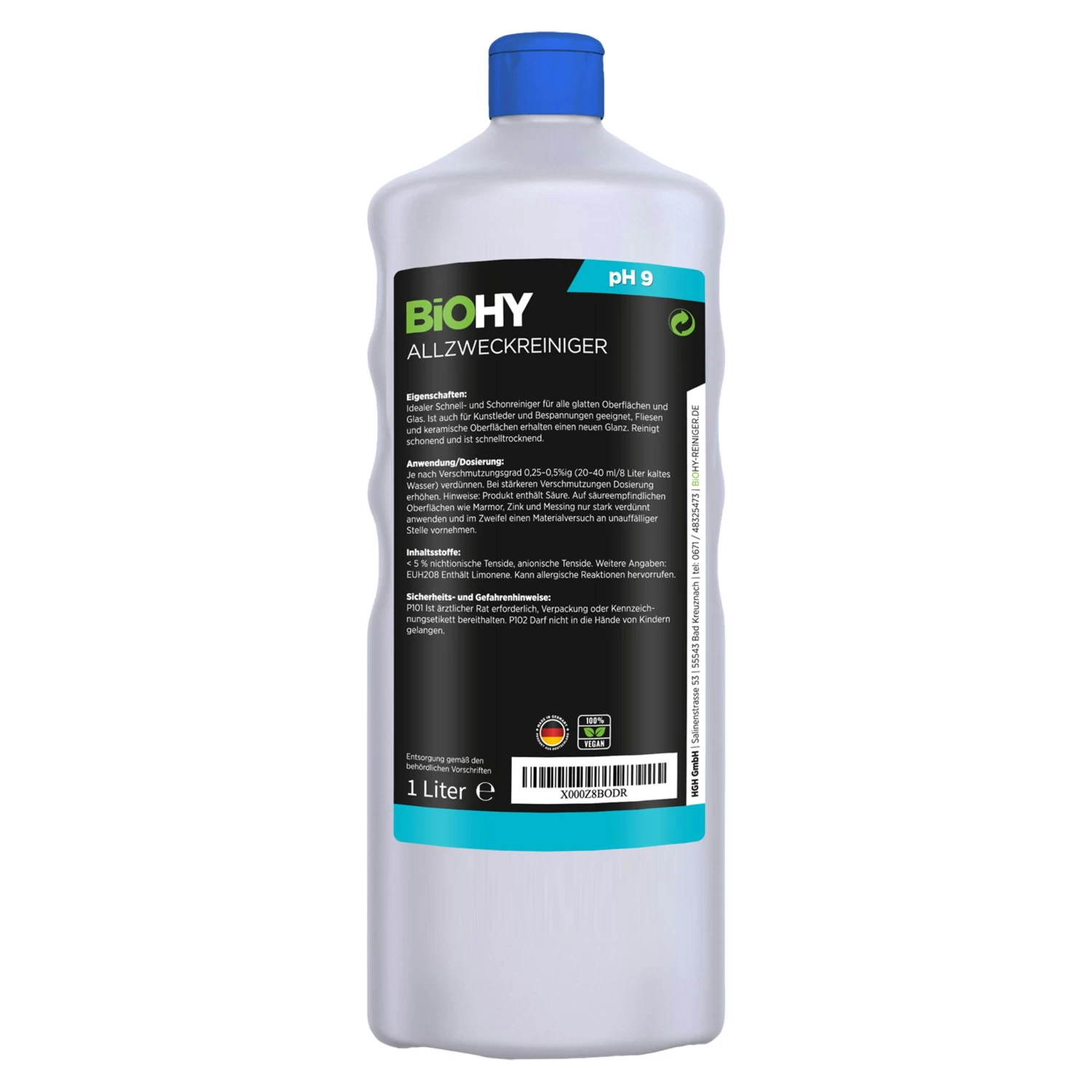 BiOHY Allzweckreiniger Konzentrat (3x1l Flasche) | Schonender Profi - Universalreiniger Für Haushalt Und Auto | Vollständig Biologisch Abbaubar 8 BiOHY Allzweckreiniger Konzentrat (3x1l Flasche) | Schonender Profi - Universalreiniger Für Haushalt Und Auto | Vollständig Biologisch Abbaubar – Bild 6