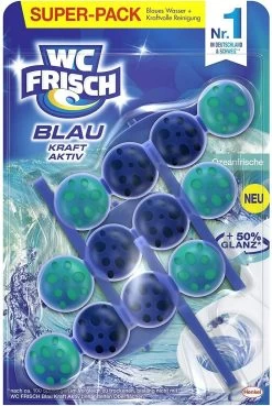 WC FRISCH Kraft Aktiv Blauspüler Ozeanfrische 5x150g WC Reiniger Reinigung -Reinigungsmittel Laden 8f2b289b 25e1 4e86 aea9 732753111a48