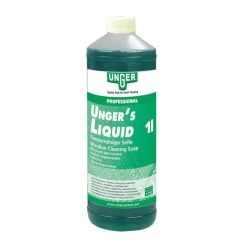 UNGER Liquid Glasreiniger Konzentrat, Umweltfreundlich 1 L Flasche