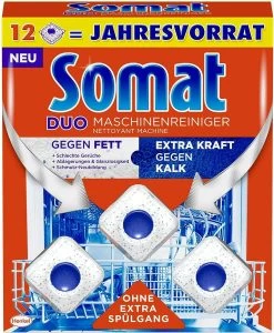 Somat Duo Maschinenreiniger Tabs Geschirrspül Reiniger 4x12 Stück Spülmittel -Reinigungsmittel Laden 9b0d2f64 0c7f 4b90 9fd8 5abaafe2336f