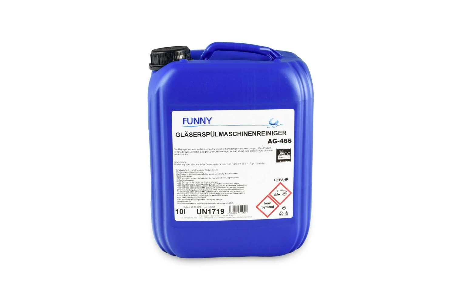 Funny Gläserreiniger, Desinfizierend, 10 Liter 7 Funny Gläserreiniger, Desinfizierend, 10 Liter – Bild 5