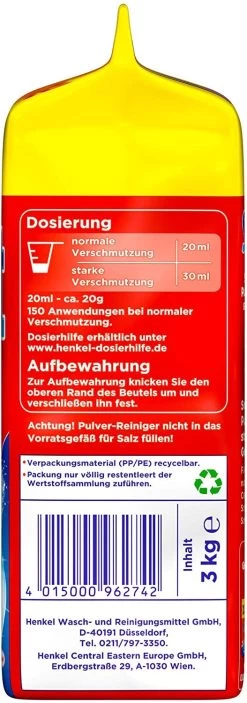 Somat Classic Spülmaschinen Pulver 3 Kg Geschirrspülreiniger Reinigung Reiniger -Reinigungsmittel Laden 9f538e36 fc77 4d63 8854 6ce3549a5911