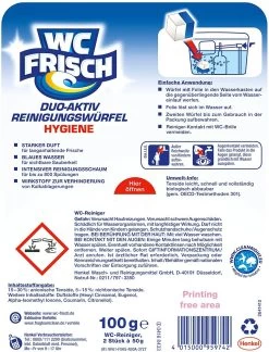 WC FRISCH Duo-Aktiv Hygiene Reinigungswürfel 100g WC Reiniger WC Reinigung 14 WC FRISCH Duo-Aktiv Hygiene Reinigungswürfel 100g WC Reiniger WC Reinigung -Reinigungsmittel Laden 9fb30515 7826 4fbc ab15 8d58e3514569