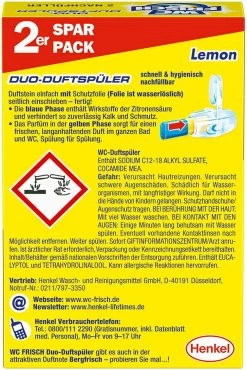 WC FRISCH Duftspüler Lemon 5er Pack WC-Reiniger WC-Duftstein 5x2Stück Nachfüller 14 WC FRISCH Duftspüler Lemon 5er Pack WC-Reiniger WC-Duftstein 5x2Stück Nachfüller -Reinigungsmittel Laden a5fafc3a 4230 45a6 adef cb9475d25413