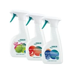 HAKA Reinigungs-Set Für Küche, Haushalt, Bad, 3 X 500 Ml Spray