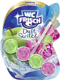 WC Frisch Duft Switch Saftiger Pfirsich Süßer Apfel 10x50g WC Reiniger Reinigung 13 WC Frisch Duft Switch Saftiger Pfirsich Süßer Apfel 10x50g WC Reiniger Reinigung -Reinigungsmittel Laden abd46afa 59df 4dc6 94bd b3bce3bdb5b1 2