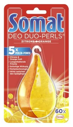 Somat Deo Duo-Perls Zitrone Orange Spülmaschine 8x1 Stück Geschirrspülmittel -Reinigungsmittel Laden ac123840 5732 4a5b 9c5b fe98f0a025dc