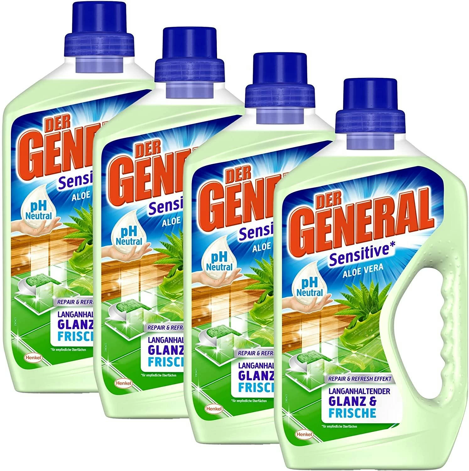 Der General Aloe Vera 8er Pack Allzweckreiniger PH-neutral 8x750 Ml Reinigen 4 Der General Aloe Vera 8er Pack Allzweckreiniger PH-neutral 8x750 Ml Reinigen – Bild 2