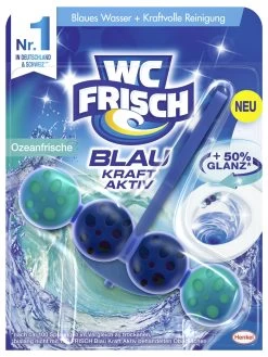 WC FRISCH Kraft Aktiv Blauspüler Ozeanfrische 4x50g WC Reiniger Reinigung -Reinigungsmittel Laden b441fd29 f984 4cde a4de 19667c7d1646