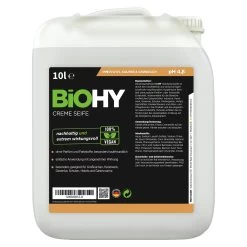 BiOHY Creme Seife (50x10l Kanister) | Hautschonende, Rückfettende Und Geruchsneutrale Handseife Bereich PHOSPHATFREI | Ohne Parfüm Und Farbstoffe -Reinigungsmittel Laden b80b6491 5b13 4f11 8ce9 7e49de143a91 2