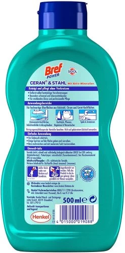 Bref Power Ceran & Stahl 6er Pack Edelstahl Reinigung 6x500 Ml Reinigungsmittel 14 Bref Power Ceran & Stahl 6er Pack Edelstahl Reinigung 6x500 Ml Reinigungsmittel -Reinigungsmittel Laden b925aad2 719c 46bf be3b cb41298aea0e