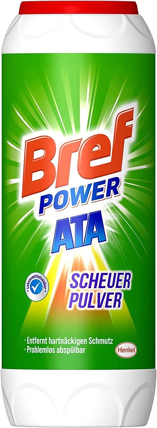 Bref Power ATA Scheuerpulver Gegen Hartnäckige Verschmutzungen 500 G Reiniger 3 Bref Power ATA Scheuerpulver Gegen Hartnäckige Verschmutzungen 500 G Reiniger