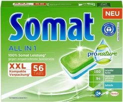 Somat All In 1 Pro Nature Spülmaschinen Tabs 6x56 Tabs Spülmittel Spülen -Reinigungsmittel Laden bcb7ad05 d626 460b 866f 2e1c81b6a2a5