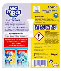 WC FRISCH Duo-Duftspüler Lemon WC Reiniger & WC-Duftstein 1 Stück Badreiniger -Reinigungsmittel Laden bd7eae40 5e29 4ef8 94e2 6d7e46270994
