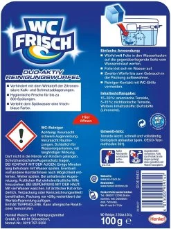 WC FRISCH Duo-Aktiv 6er Pack Reinigungswürfel Wasserkästen 6x2 Stück WC Reiniger -Reinigungsmittel Laden c2a212b6 e258 4134 83fe 5a7b35f6df2c